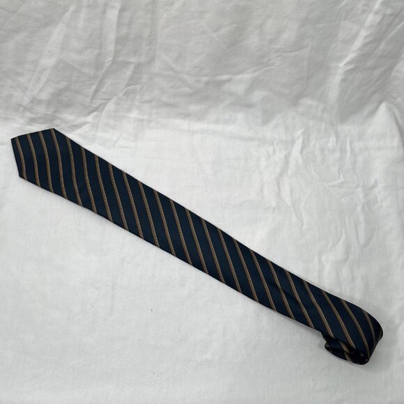 Tie Lot - Christian Aujard & Halston III Men's Ties - Geometric & Stripe - Picture 10 of 12